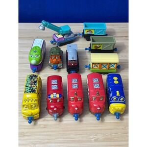 Chuggington Diecast Train Lot Wilson Brewster Koko Crane 12pc Set